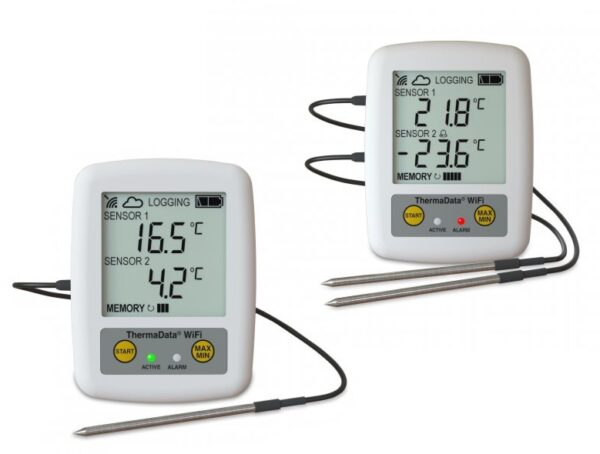 koelkast-/diepvriesthermometer met logger en WiFi-uitgang