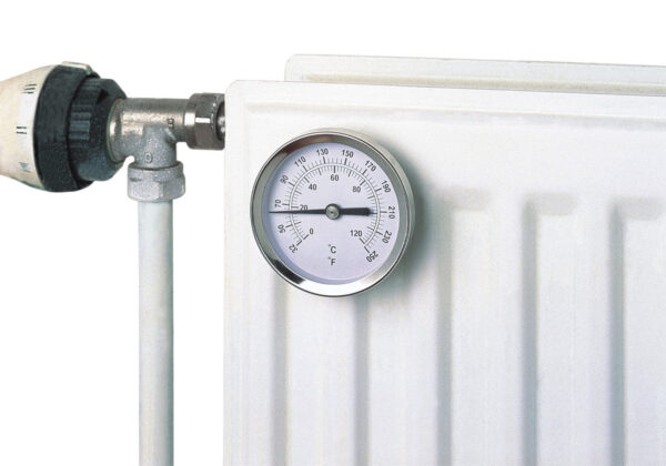 Radiator Thermometer met Magneet - 0 tot 120°C - Ø60 mm RVS - Afbeelding 3