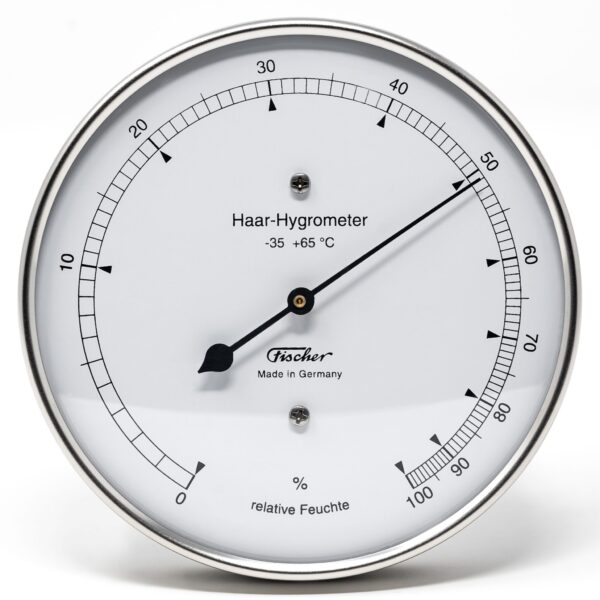 Precisie haar-hygrometer - Feingerätebau Fischer - Fijnmechanisch Meetinstrument - Afbeelding 2