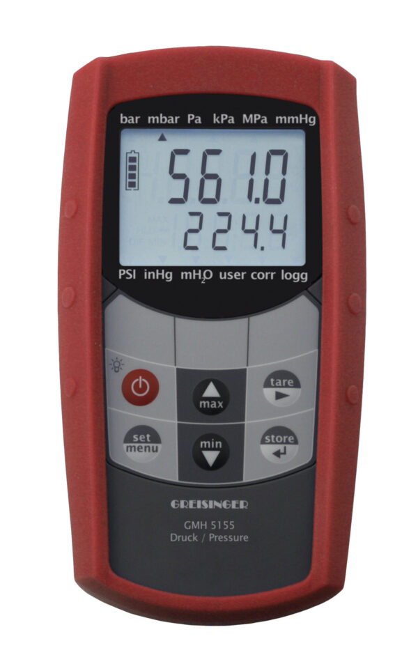 GMH 5155 Manometer met Logger en Alarmfunctie